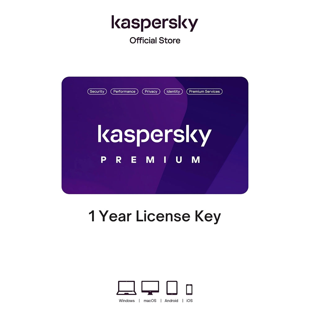 Kaspersky Premium | 1 Year Guarantee | License Key | NEW!