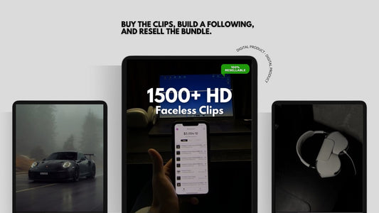 Ultimate Faceless Video Bundle | 1500+ HD Clips for Growth & Resale